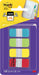 Post-it index Strong, ft 15,8 x 38,1 mm, blister met 4 kleuren, 10 tabs per kleur 6 stuks, OfficeTown