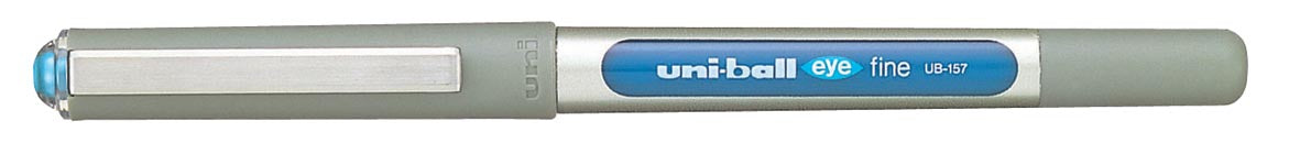 Uni-ball roller Eye Fine en Micro Fine, schrijfbreedte 0,5 mm, punt 0,7 mm, turkoois 12 stuks, OfficeTown