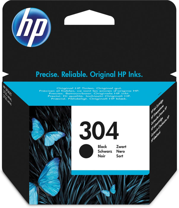 HP inktcartridge 304, 120 pagina's, OEM N9K06AE, zwart