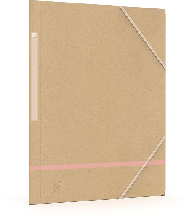 Oxford Elastomap Touareg, ft A4, van karton, naturel en geassorteerde kleuren, 5 stuks in een verpakking