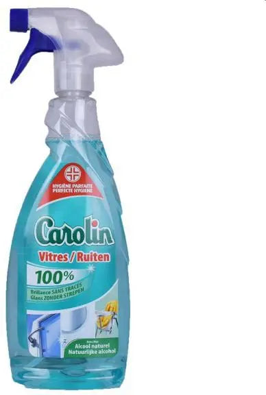 Carolin glasreiniger, spray van 650 ml met streeploze glans