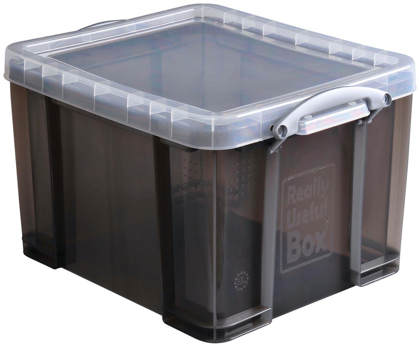 Really Useful Box opbergdoos 35 liter, transparant gerookt 6 stuks