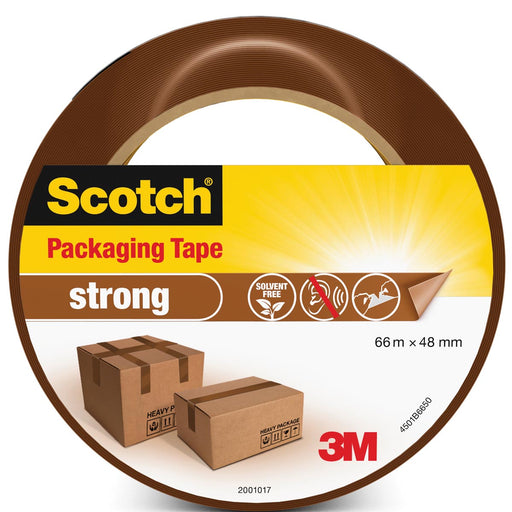 Scotch verpakkingsplakband Classic, ft 48 mm x 66 m, bruin, per rol 9 stuks, OfficeTown