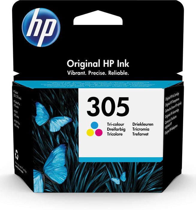 HP inktcartridge 305, 100 pagina's, OEM 3YM60AE, 3 kleuren