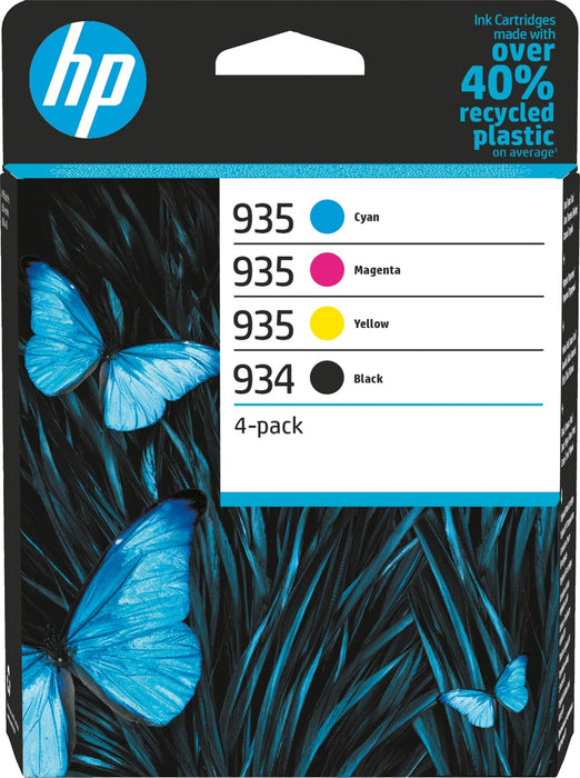 HP inktcartridge 934 en 935, 400 pagina's, OEM X4E14AE, 4 kleuren