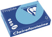 Clairefontaine Trophée Pastel, gekleurd papier, A4, 160 g, 250 vel, lavendelblauw 4 stuks, OfficeTown