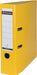 Pergamy ordner, voor ft A4, uit PP en papier, met beschermrand, rug van 8 cm, geel 20 stuks, OfficeTown