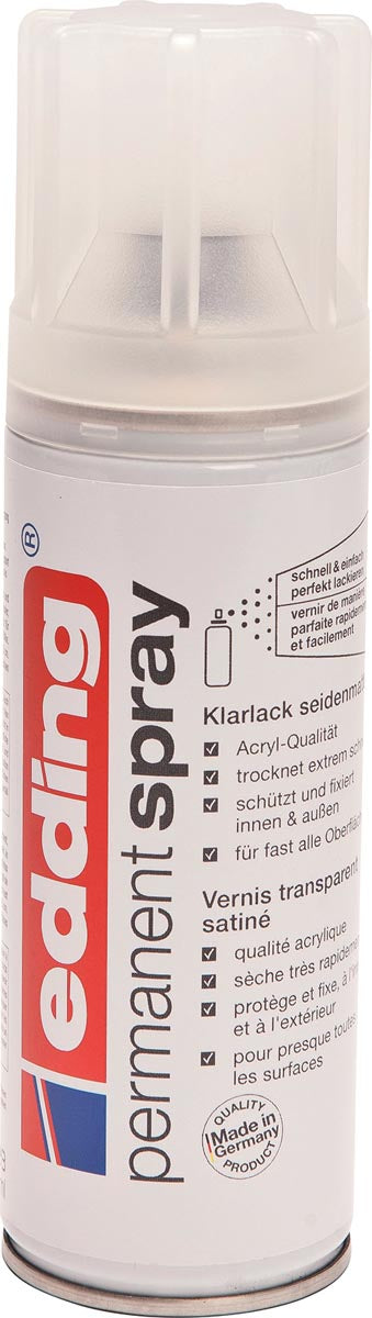 Edding Permanent Spray 5200 transparante lak, 200 ml, mat 6 stuks, OfficeTown