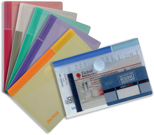 Tarifold documentenmap Collection Color voor ft A6 (165 x 109 mm), pak van 6 stuks 10 stuks, OfficeTown