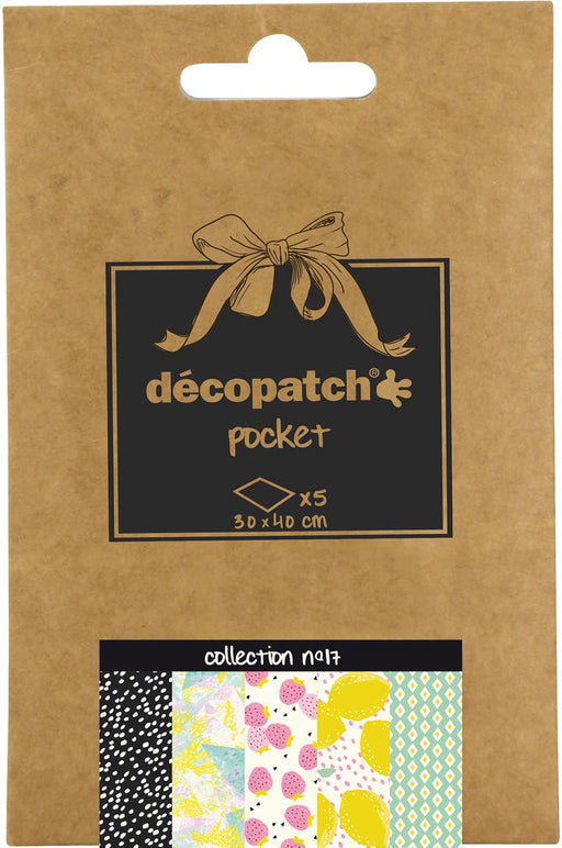 Décopatch papier Pocket, nummer 17 6 stuks, OfficeTown