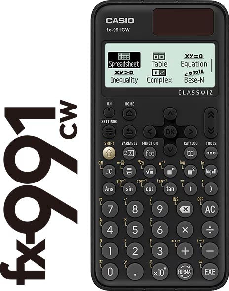 Casio wetenschappelijke rekenmachine FX-991CW met Natural Textbook Display