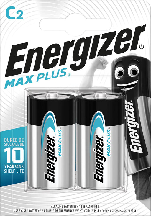 Energizer batterijen Max Plus C, blister van 2 stuks 6 stuks, OfficeTown