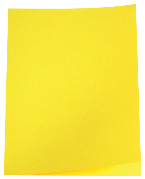 Dossiermap geel van Pergamy, pak van 100 stuks