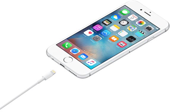 Apple kabel, Lightning (8-pin) naar USB-A, 1 m, wit