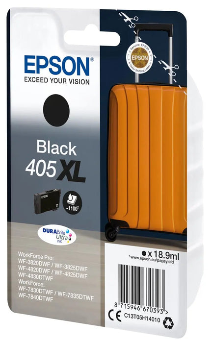 Epson inktcartridge 405XL, 1.100 pagina's, OEM C13T05H14010, zwart