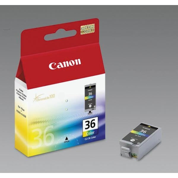 Canon inktcartridge CLI-36, 249 pagina's, OEM 1511B001, 3 kleuren is the same as