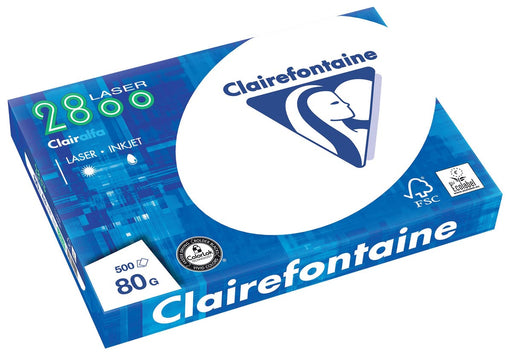 Clairefontaine Clairalfa printpapier ft A3, 80 g, pak van 500 vel 5 stuks, OfficeTown