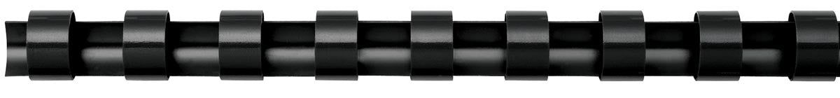 Fellowes bindruggen, doos van 25 stuks, 8 mm, zwart