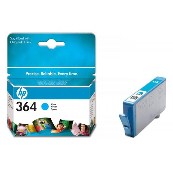 HP inktcartridge 364, 300 pagina's, OEM CB318EE, cyaan