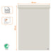 Nobo flipchartpapier standaard, ft 65 x 95 cm, blanco/geruit, rol van 50 vel Nobo