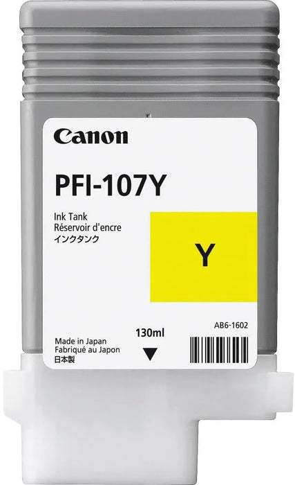 Canon inktcartridge PFI-107, 130 ml, OEM 6708B001, geel, OfficeTown