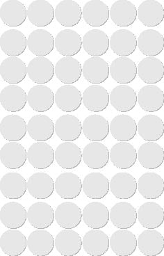 Apli ronde etiketten in etui Ø 13 mm, wit, 210 stuks, 35 per vel (2661)