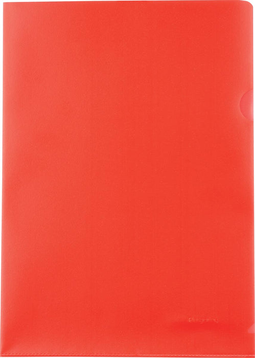 L-map Pergamy, ft A4, PP van 120 micron, pak van 25 stuks, rood