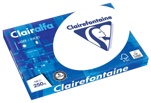 Clairefontaine Clairalfa presentatiepapier A3, 250 g, pak van 125 vel 5 stuks, OfficeTown