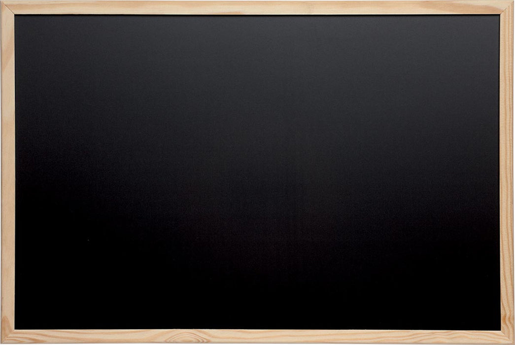 Krijtbord zwart met houten frame 30x40cm