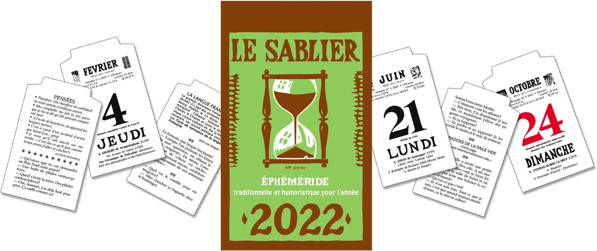 Dagblokkalender Le Sablier, 2025, OfficeTown