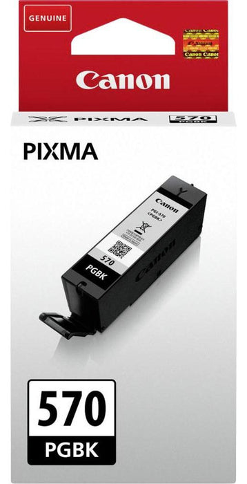 Canon inktcartridge PGI-570PGBK, 300 pagina's, OEM 0372C001, zwart - Geschikt voor Pixma MG 5700 Series/5750 Series/6800 Series/6850 Series/7700 Series/7750 Series