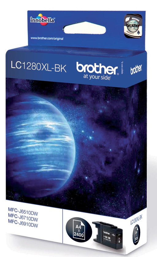 Brother inktcartridge, 2.400 pagina's, OEM LC-1280XLBK, zwart 5 stuks, OfficeTown