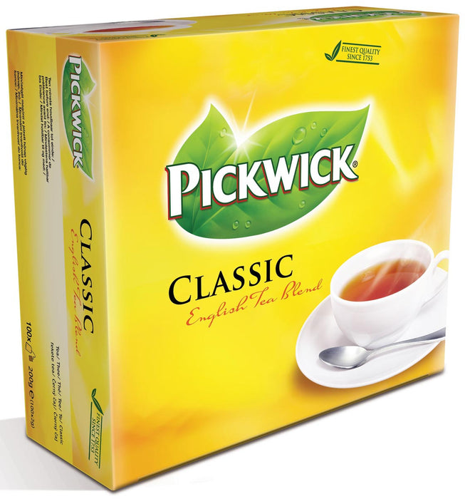 Pickwick thee, Engelse theemelange, doos van 100 zakjes, 2 g per zakje