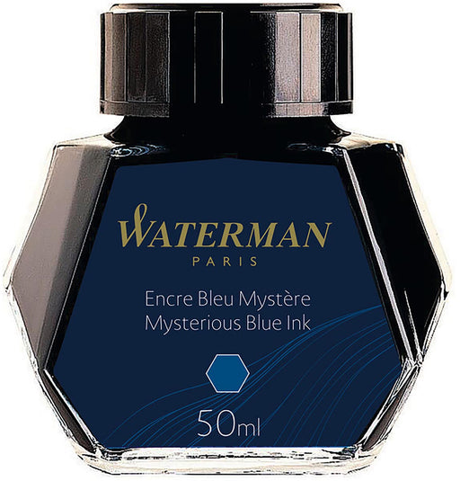 Waterman vulpeninkt 50 ml, blauw (Mysterious) 12 stuks, OfficeTown