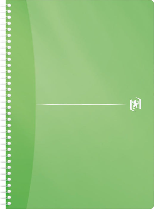 Oxford Office My Colours spiraalschrift, 180 bladzijden, ft A4, gelijnd, geassorteerde kleuren