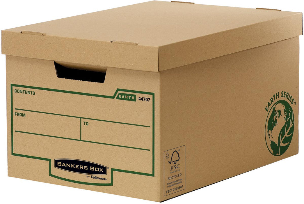 Bankers Box Earth Series opbergdoos, groot, rug van 32,5 cm, 10 stuks