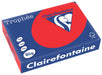 Clairefontaine Trophée Intens, gekleurd papier, A4, 80 g, 500 vel, koraal rood 5 stuks, OfficeTown