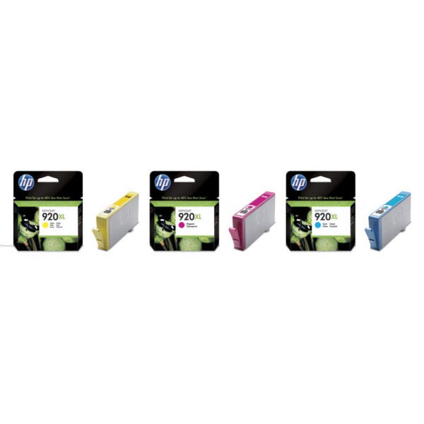 HP inktcartridge 920XL, 700 pagina's, OEM CD974AE, geel