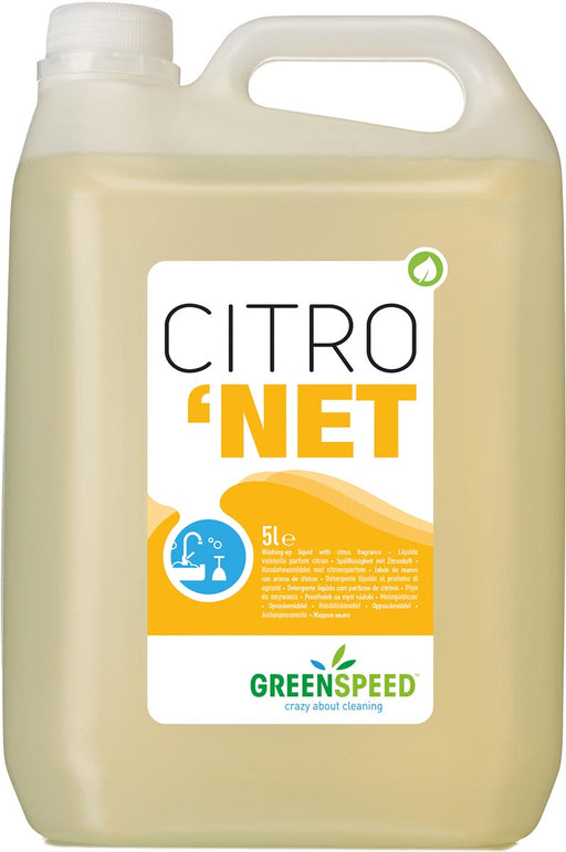 Greenspeed Citronet handafwasmiddel, flacon van 5 l 2 stuks, OfficeTown