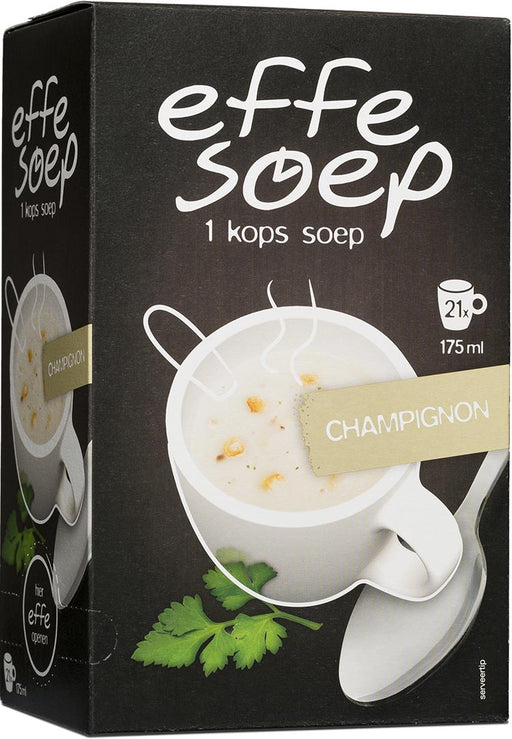 Effe Soep 1-kops, champignon, 175 ml, doos van 21 zakjes 4 stuks, OfficeTown