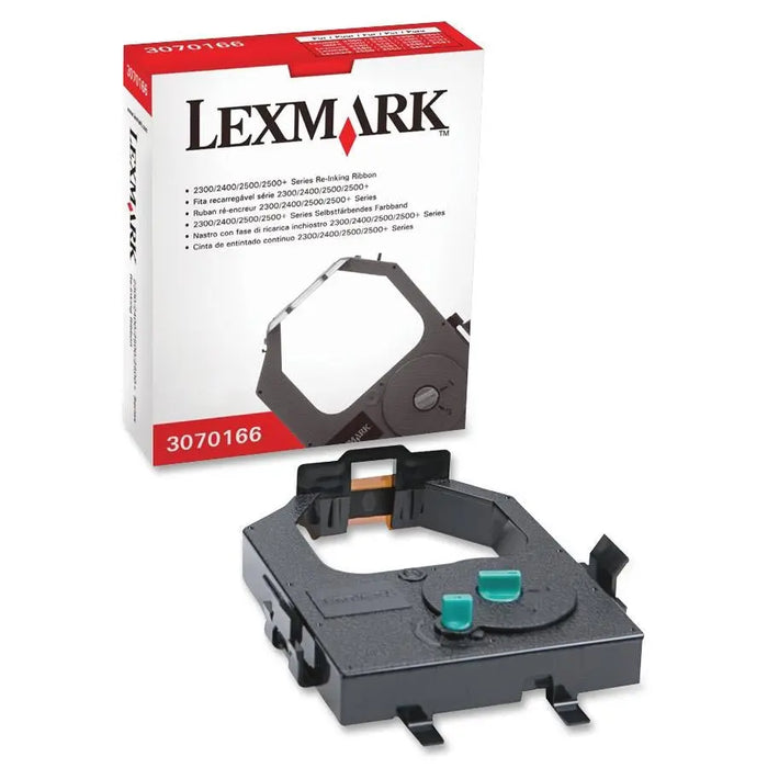 Zwarte Lexmark nylontape met ReInk-System - OEM: 3070166