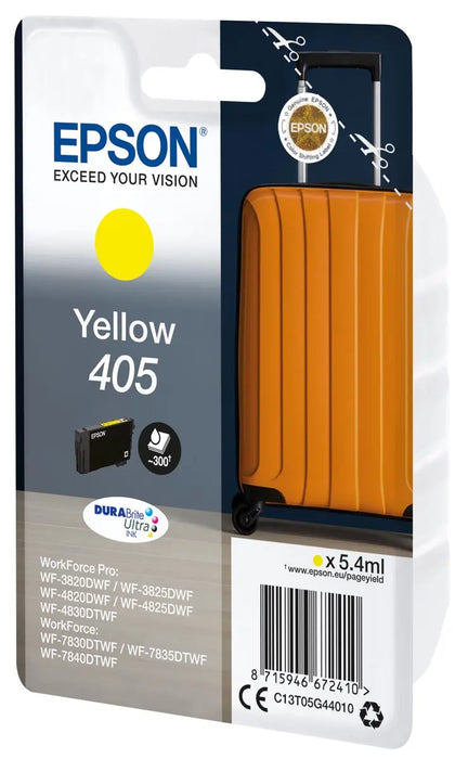 Epson inktcartridge 405, 300 pagina's, OEM C13T05G44010, geel