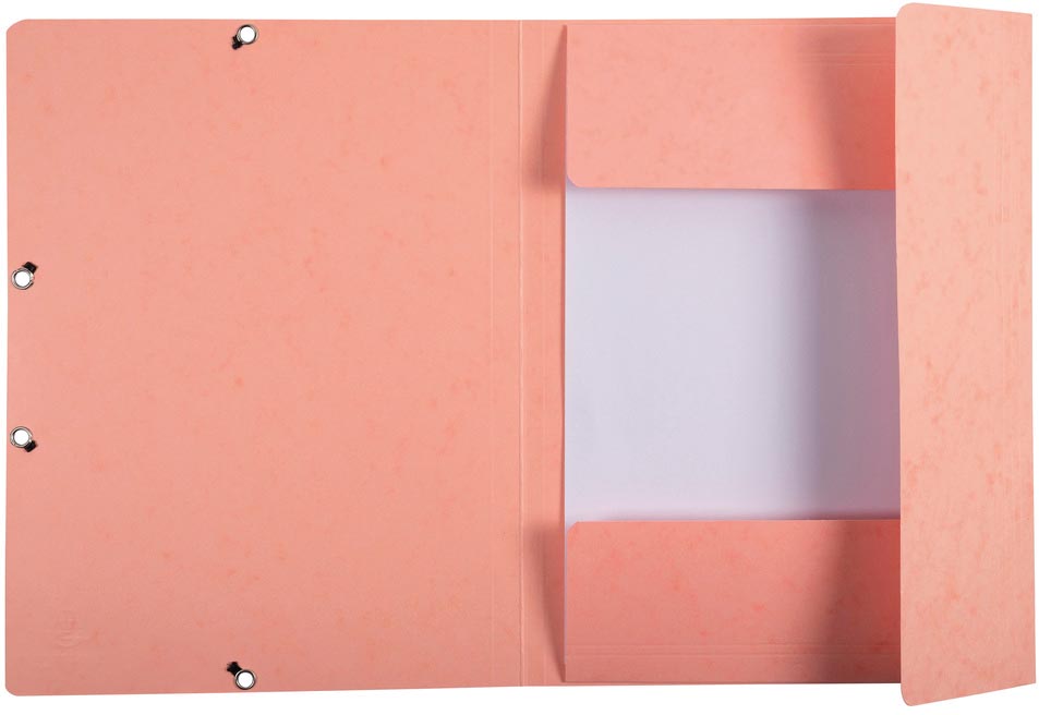 Exacompta Aquarel elastomap uit glanskarton, ft A4, met 3 kleppen en elastiek, in geassorteerde kleuren 50 stuks, OfficeTown