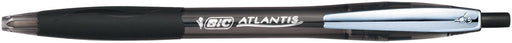 Bic balpen Atlantis Soft 1 mm, zwart 12 stuks, OfficeTown