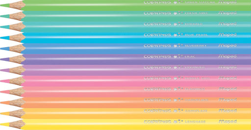 Maped kleurpotlood Color'Peps Pastel, 12 potloden in een kartonnen etui 12 stuks, OfficeTown