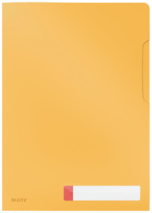 Leitz Cosy L-map, ft A4,  PP van 200 micron, ondoorzichtig, geel 12 stuks, OfficeTown