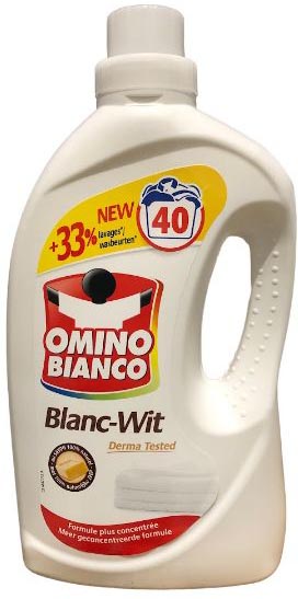Omino Bianco wasmiddel Wit, fles van 2 l - 100% natuurlijke zeep