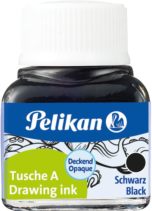 Pelikan Oost-Indische inkt zwart, flesje van 10 ml 10 stuks, OfficeTown