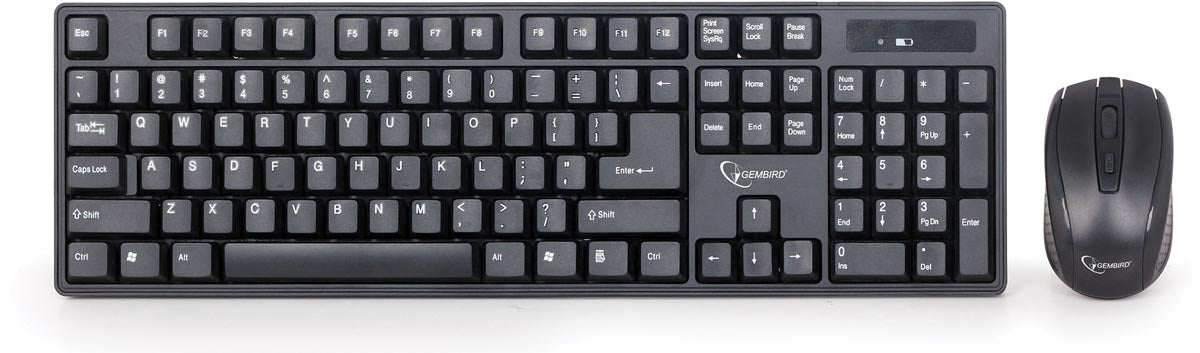 Gembird draadloze toetsenbord en muis, qwerty