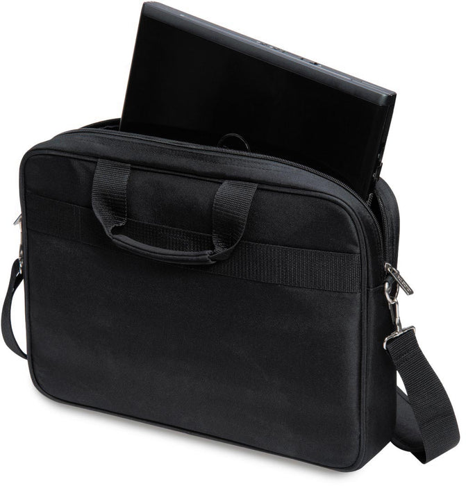Dicota laptoptas Value Toploading Kit, voor laptops tot 15,6 inch, inclusief muis, zwart